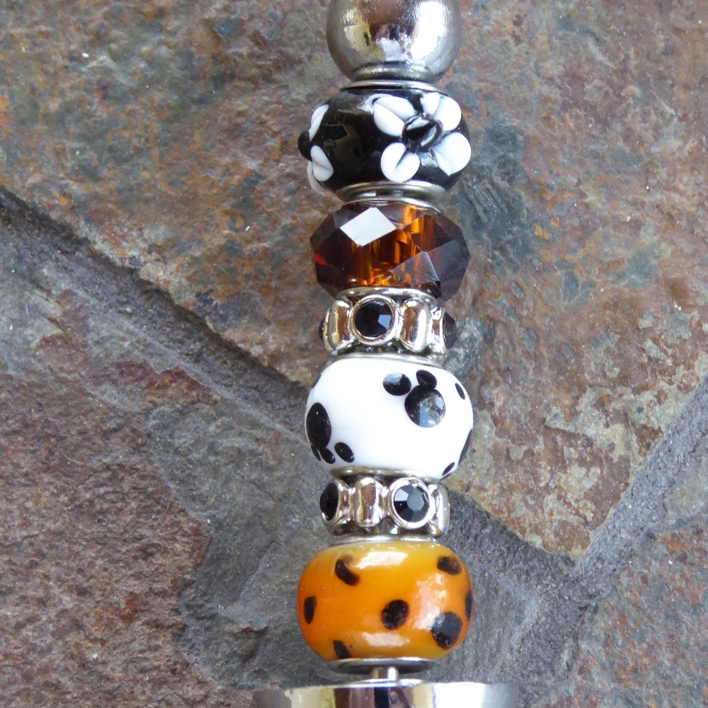 Handmade Beaded Wine Bottle Stopper Glass Beads